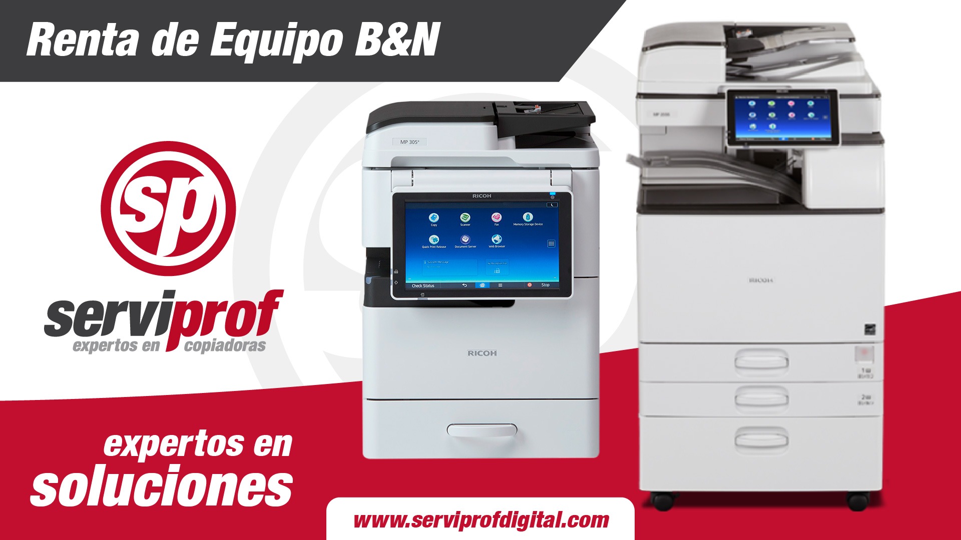 Renta de copiadoras blanco y negro